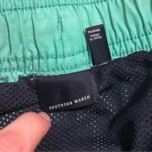 Men's Southern Outfitters Mint Green Swim Shorts - Picture 7 of 7